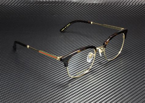 gold gucci glasses mens|Gucci eyeglasses men gold.